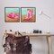 Stupell Industries Pink Theme Cowgirl Fashion 2pc Framed Giclee Wall Art Set Design by Grace Popp